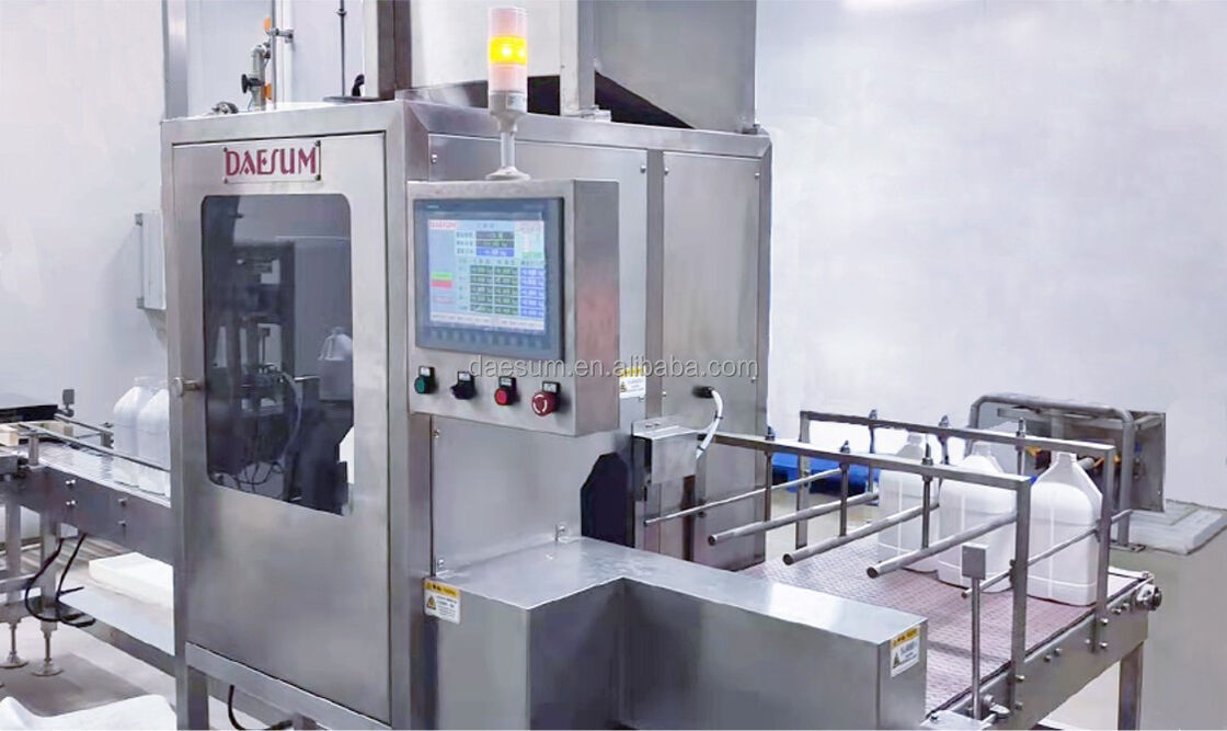 4 Nozzles Bottle Can Jerrycan 1L 2L 4L 5L 10L Automatic Chemical Liquid Ex-proof Filling Machine Filler